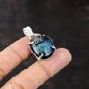 American Dichroic Glass Pendant 925 Sterling Silver Pendant Beautiful Gemstone Jewelry Handmade Ethnic Pendant Gift For Women Decent Pendant
