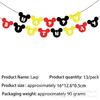 Mickey Mouse Birthday Theme Party Supplies Mickey Mouse Party Decorations Banner Flag Paper Plate Paper Cup Tablecloth