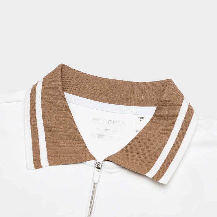 New FILA Golf Series Polo Shirt Women's Jade White A11W515213F-WT