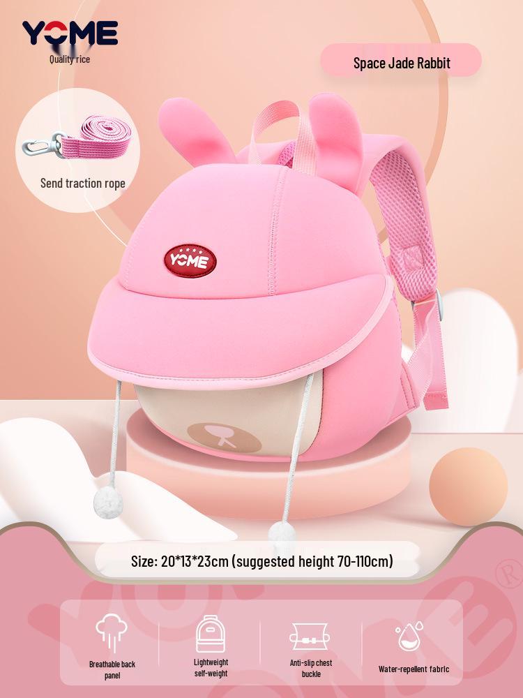 Yome Cute Design Lightweight Backpack for Toddlers - Ideal for Kindergarten, Outdoor Adventures, Boys & Girls