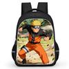 NARUTO Anime Youth Mochila Everyday Backpack,With Adjustable Sling Strap & Front Pocket,Lightweight & Durable,for Boys & Girls Age 5-11