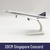1:200 Scale Air France-British Airways Concorde Alloy Model - Civil Aviation Collectible Gift