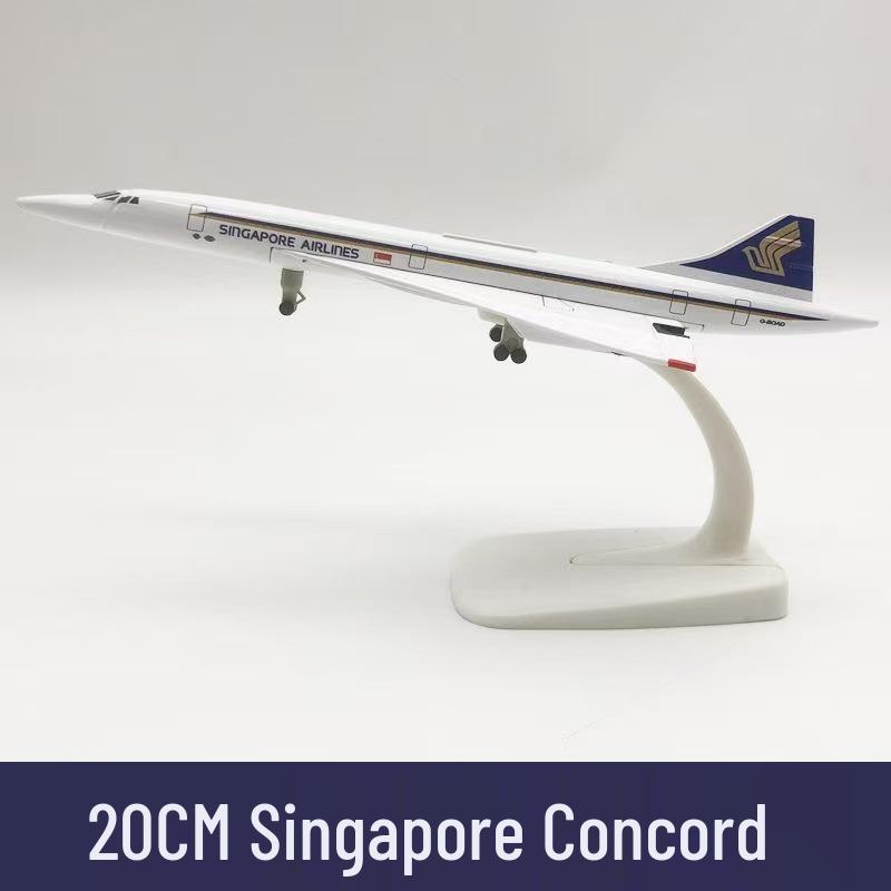 1:200 Scale Air France-British Airways Concorde Alloy Model - Civil Aviation Collectible Gift