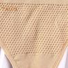 2 Pcs Women Thong High Waist Tummy Control Butt-uncovered One-piece Moulding Good Breathability Elastic Quick-drying Posture Correction Briefs Female