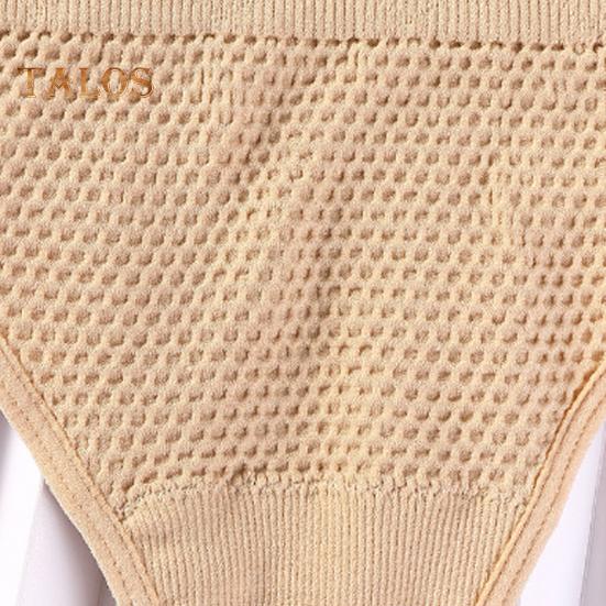 2 Pcs Women Thong High Waist Tummy Control Butt-uncovered One-piece Moulding Good Breathability Elastic Quick-drying Posture Correction Briefs Female