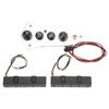 4 String Pickup Set Noiseless Pickup with Wired Bass Control Plate Musical Instrument Accessories