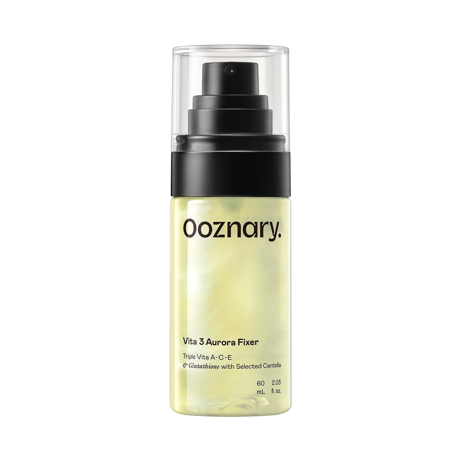 Ooznary Vita 3 Aurora Fixer Toner 60ml Makeup Setting Mist - Pore Minimizer, Improves Makeup Application, Moisturizes, Dewy Skin - Korean Cosmetics