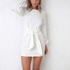 Luxurious Womens Long Sleeve Knit Bodycon Bandage Mini Dress For Chic Winter Style