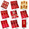 6PCS Red Pocket New Year Red Envelope Traditional Lucky Money Pocket  Chinese New Year