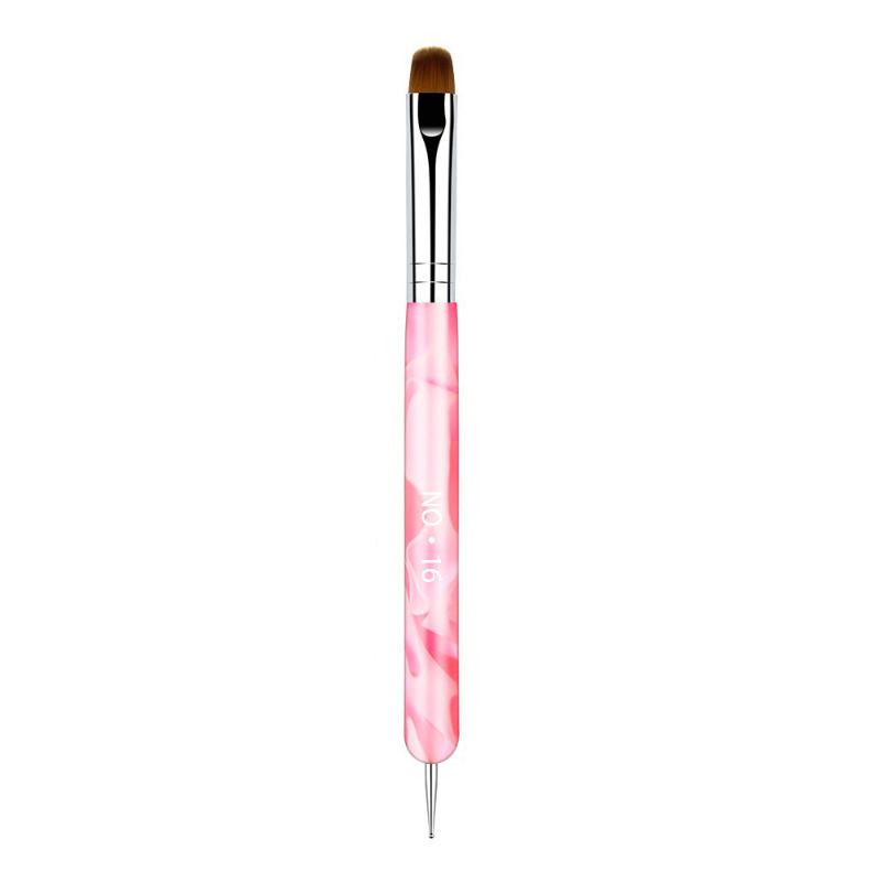 

French Dual End Beginner High Quality Painting Manicure Tool Acrylic Drawing Nail Art Brush Nail Art Rhinestone Gel Dotting Pen A1