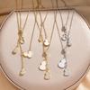 Japanese & Korean Minimalist Gourd Pendant Necklace - High-End, Trendy Women's Collarbone Chain Jewelry