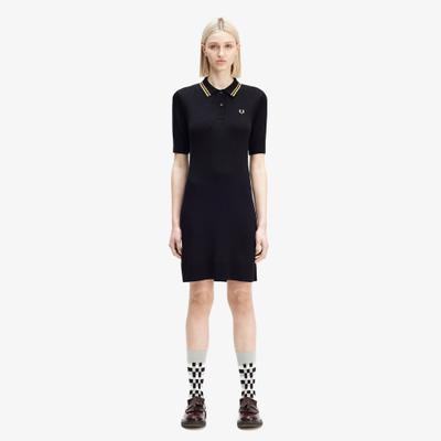 Fred Perry [womens] Rib Knit Shirt Dress   Black Afpf2438175 102