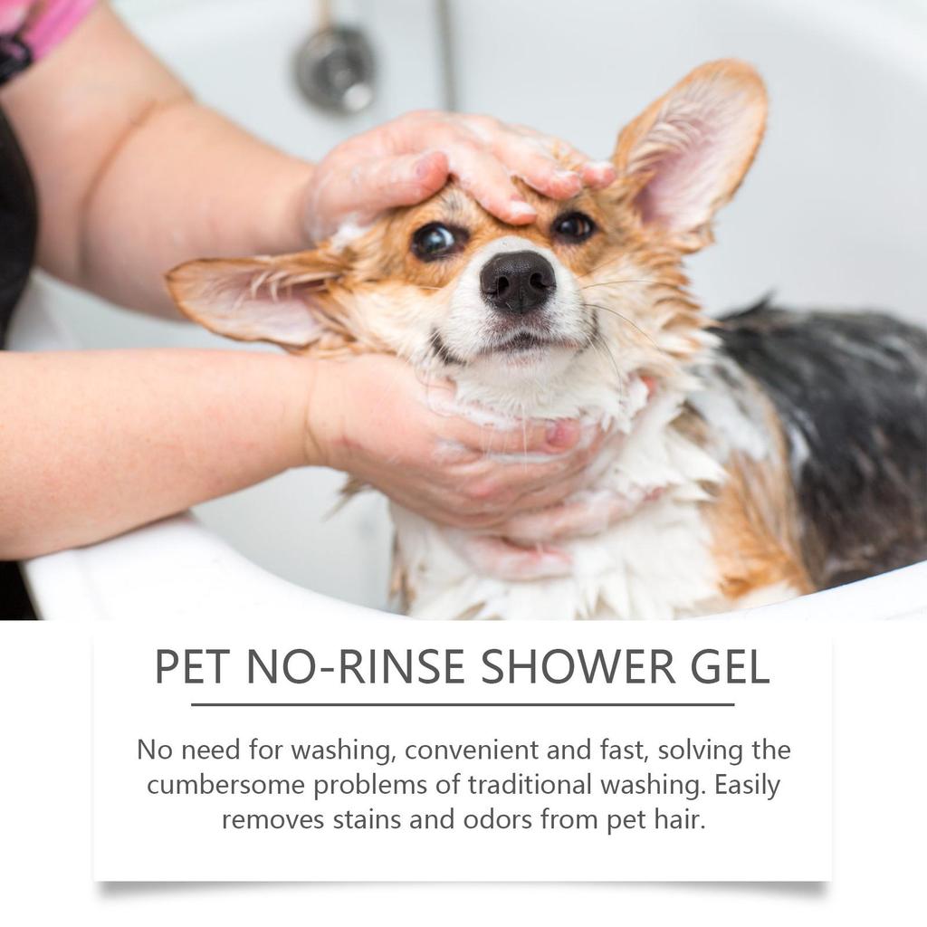 YEGBONG Waterless Pet Dry Shampoo Mousse for Cats & Dogs - No-Rinse Deodorizing Stain Remover.