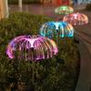 Solar Powered Fiber Optic Jellyfish Garden Light