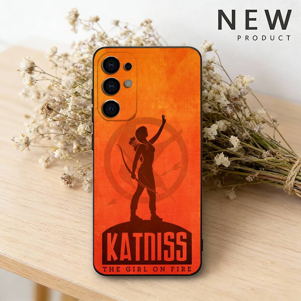 The H-Hunger Games Phone Case For Samsung S26,25,24,21,22,23,30,20,Ultra,Plus,Fe,Lite Black Soft Cover