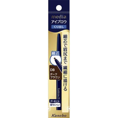 Media Eyebrow Pencil AA Dark Brown DB-1 Макіяж очей Брови Для використання: - Сформуйте всю брову, промальовуючи кожну окрему волосинку. Око Мак