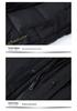 Men's Hooded Winter Puffer Jacket - Mid-Length, Warm, Loose Fit, 90% White Duck Down