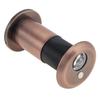 Angle Door Viewer Peephole: Reinforced Zinc-Aluminum Core with HD Optical Lens, 360° Rotation & Anti-Spy Cover for 2.17-4.13 Thickness