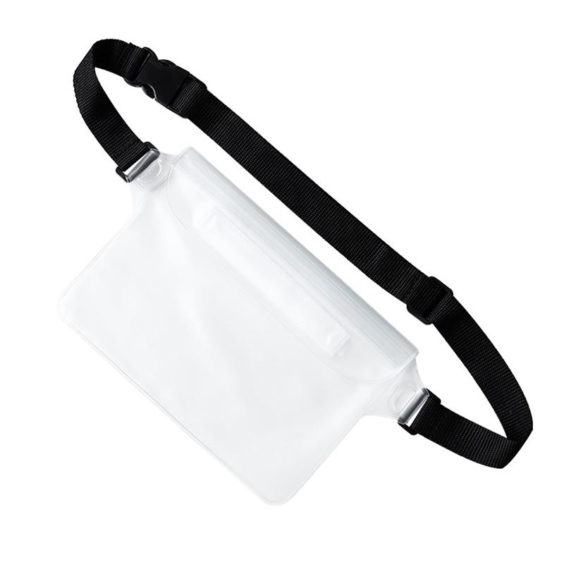 Waterproof Bag Hold ID's Credit Cards Keys Cell Phone Underwater Pouch Waist Pack Fanny Swimming Beach Dry Pouch Case