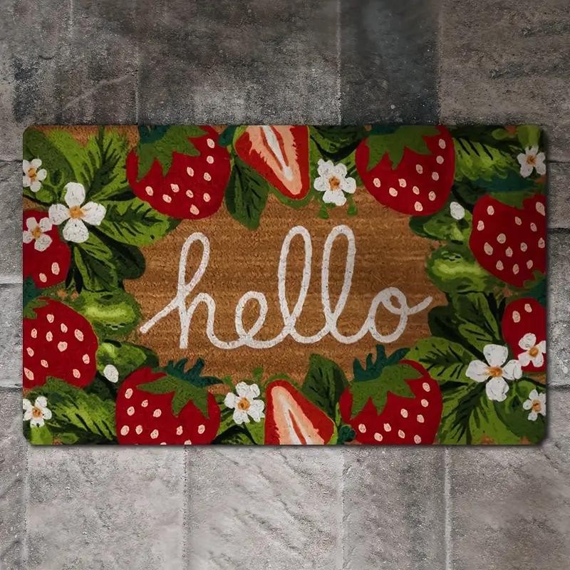 American Style Entryway Mat - Decorative, Wear & Dirt-Resistant, Easy to Clean