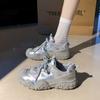 Fashion Women's Outdoor Training Platform Net Shoes Height Increase Chunky Sneakers Young Girls Outdoor Training Women's Casual Shoes