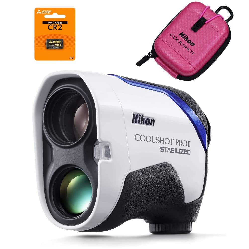 

Nikon Golf Laser Distance Meter COOLSHOT PROII STABILIZED Special Case Pink Battery & CS-CS1 & CR-2 рожевий