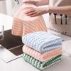 Microfiber Cleaning Rag Coral Velvet Dish Towels Kitchen Reuseable Cleaning Cloths 3pcs