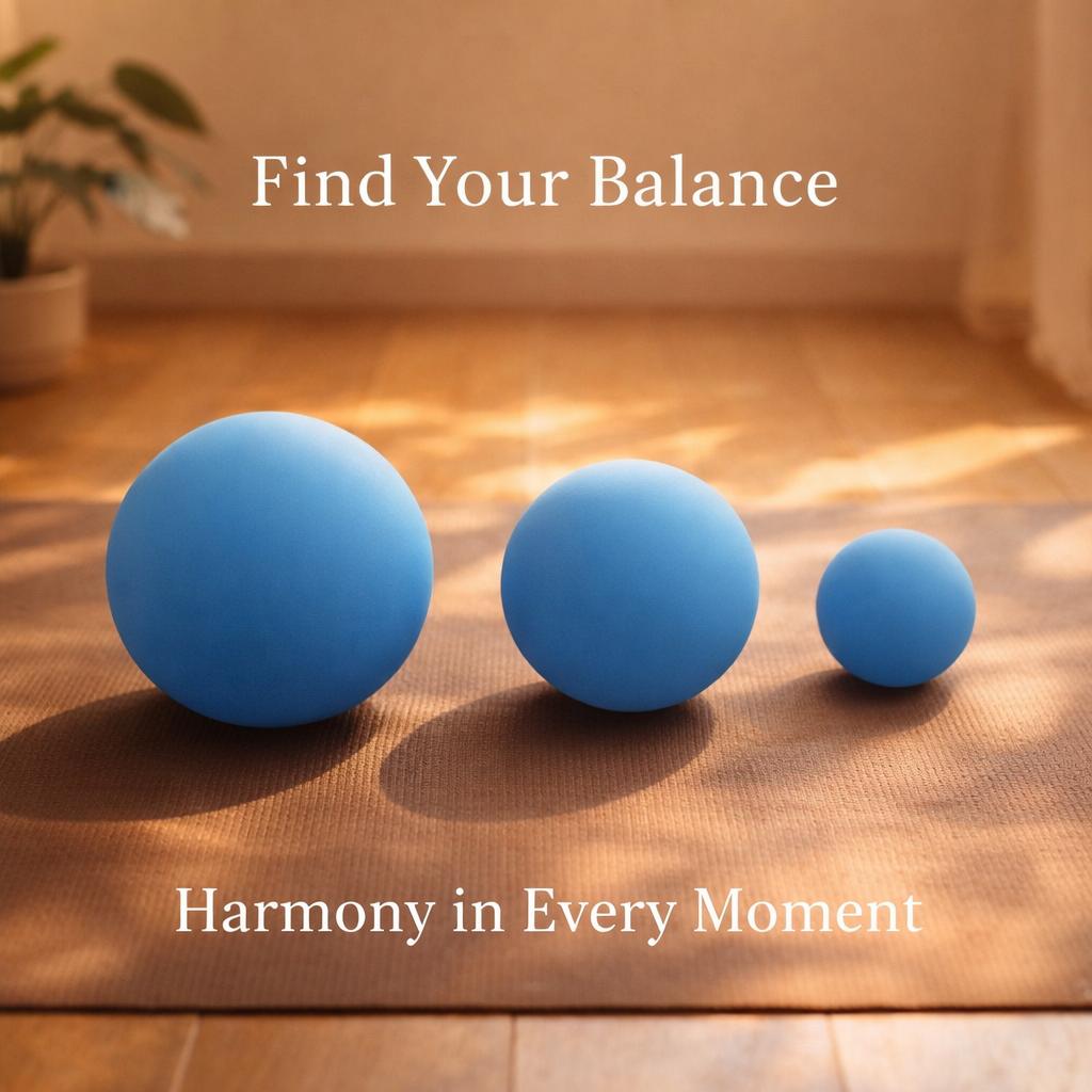 Mini Silicone Massage Ball for Myofascial Release, Muscle Recovery, 30mm Fascia Athletes,