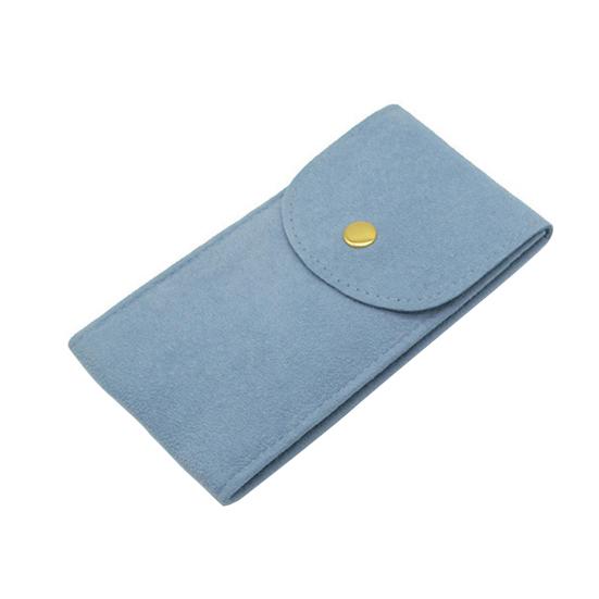 Uhrentasche, verschleißfest, kratzfest, stoßfest, Druckknopf, kurzes Samt-Druckknopf-Design, tragbare Schmuckverpackungstasche, für den täglichen Gebrauch