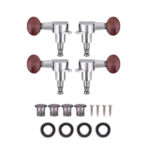 2L2R Tuning Pegs, Ukulele Tuning Heads, Easy to Use, Rust-Resistant, Stable, Durable, Accurately Tuned, High Performance Ukulele Accessories