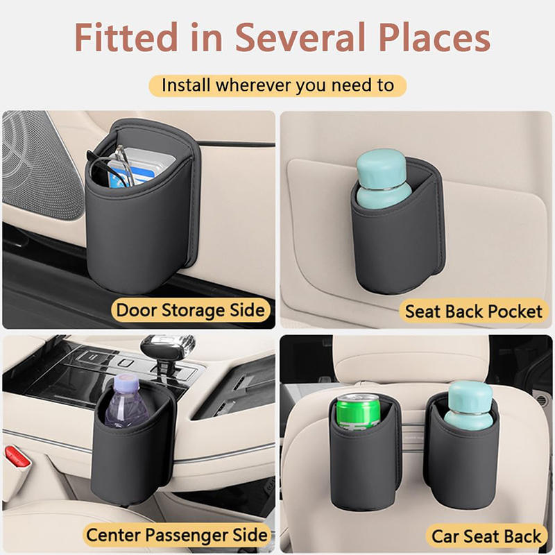 1PC Car Door Cup Holder Storage Box Universal Seat Back Organizer Vehicle Car Drink Rack Auto Interior Storage Solutions