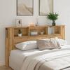 VidaXL Headboard Cabinet Artisan Oak 200x18.5x102.5 Cm, Headboard, Bedroom Cabinet, Headboard 856887