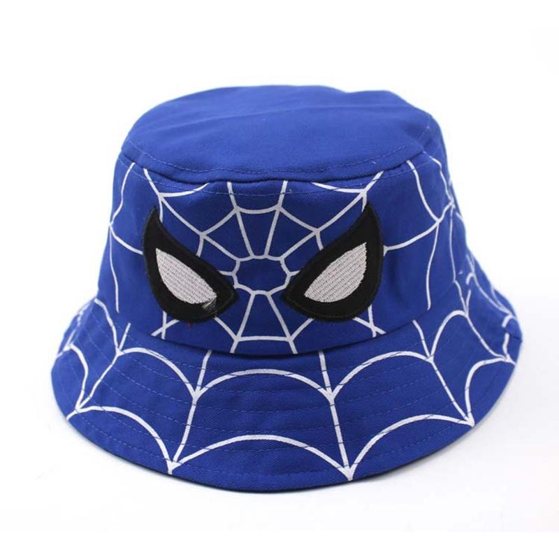 Spider-Man Fischerhut für Kinder, Baumwollmaterial, Perfekter Sommer-, Herbst-Winterhut