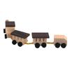 1/12 Dollhouse Miniature Accessories Mini Wooden Train Simulation Model Toys for Doll House Decoration