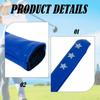 PU Leather Golf Alignment Rod Cover 13.4x2inch Accessories Star Pattern with Velvet Interior