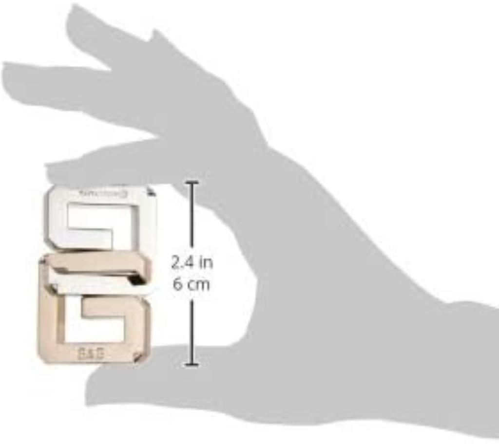 Hanayama CAST Removal Puzzle Level G&G (Difficulty 3)