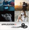 Multi-purpose Rescue Scissors 18.5/15cm Stainless Steel with Safety Curved Blades Camp Use Suitable for Cutting Tape Bandages