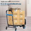 Foldable Household Hand Truck with Basket