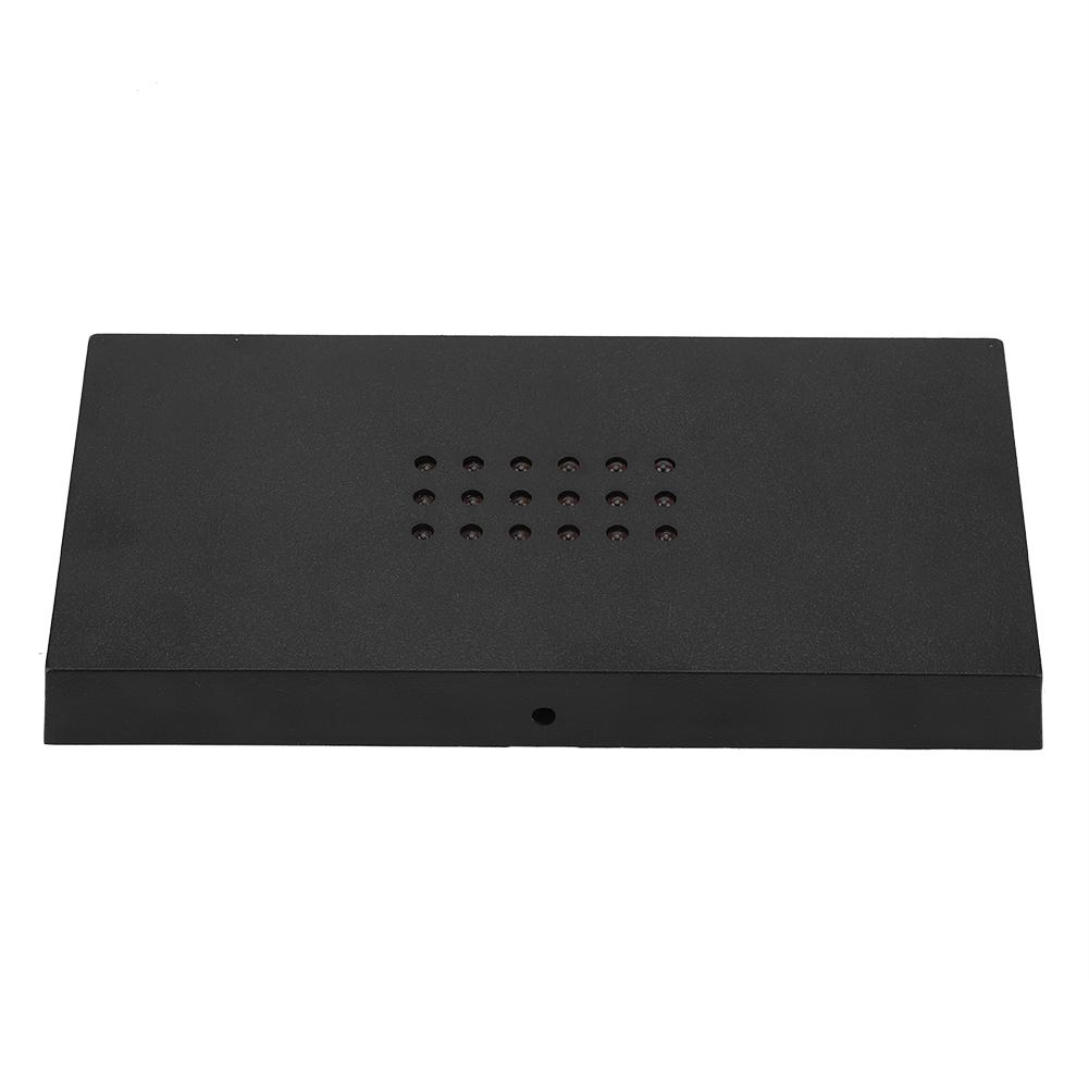 LED Light Lamp Display Stand Glass Art Base Holder (Colorful Light S)