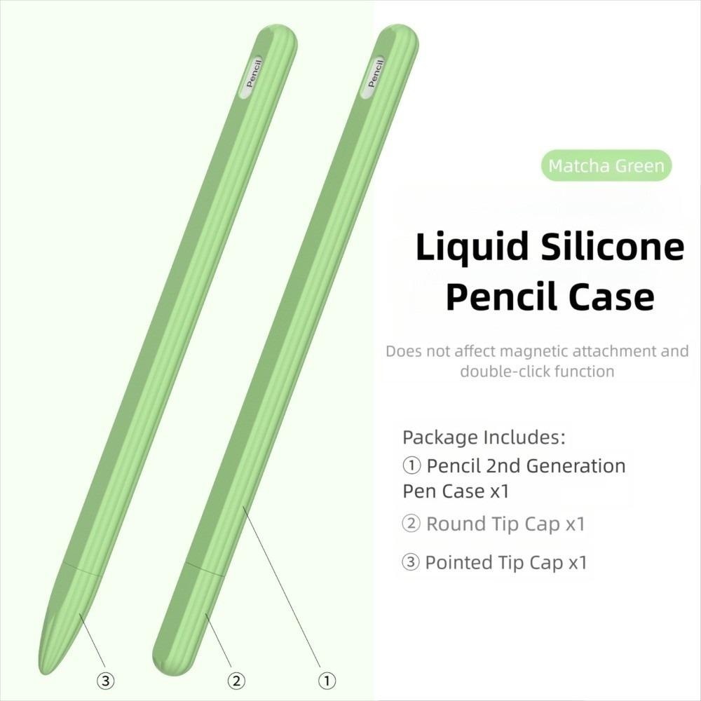 Custodia in Silicone per Matita Tablet Antiurto Antiscivolo Custodia per Stylus Ergonomica Colorata Copri Penna Touch Screen per Apple Pencil Pro/2