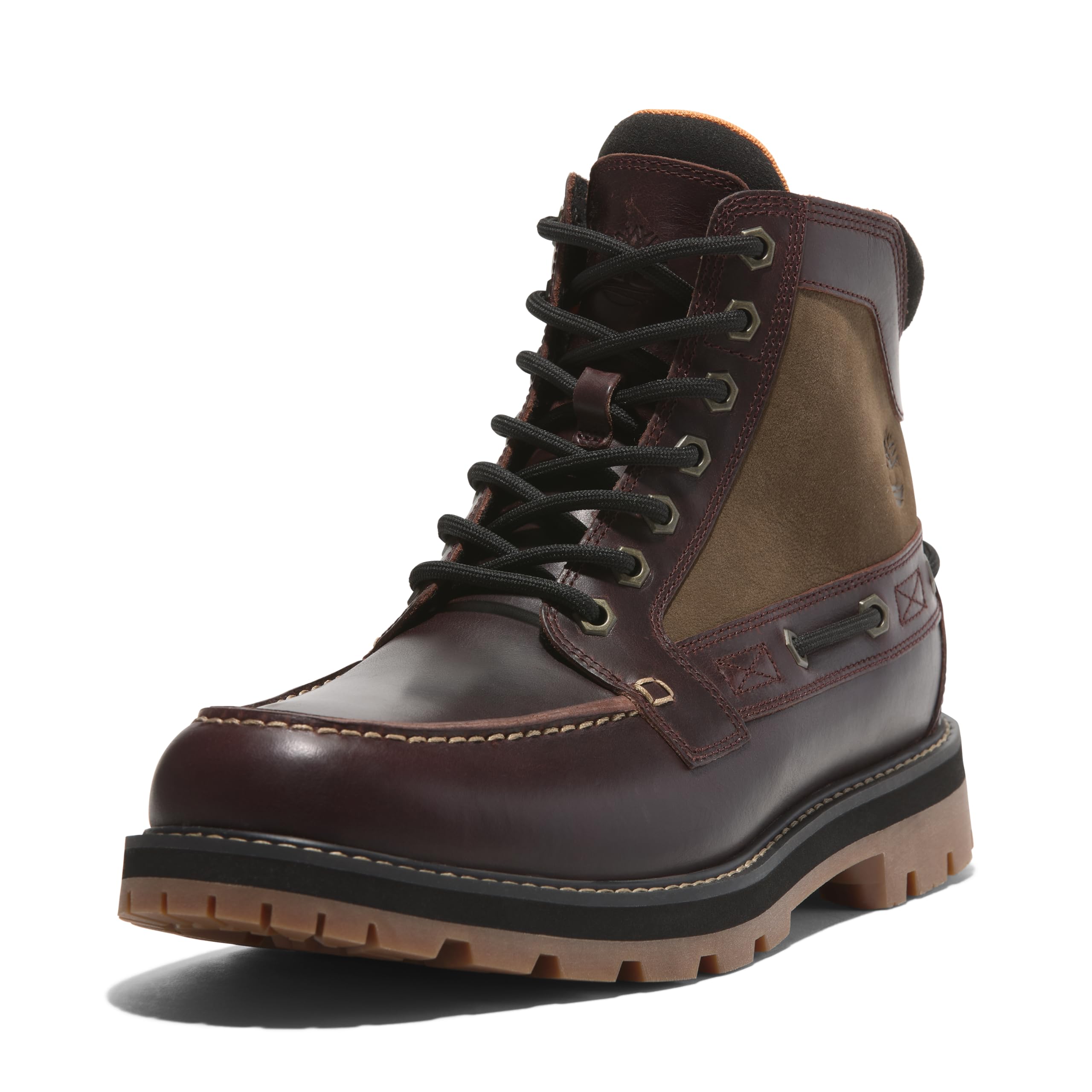 

Timberland Britton Road Mid Moc Toe Бордовые мужские семиглазковые ботинки, TB0A697HEIW1, Зернистая кожа, 10.5/28.5см