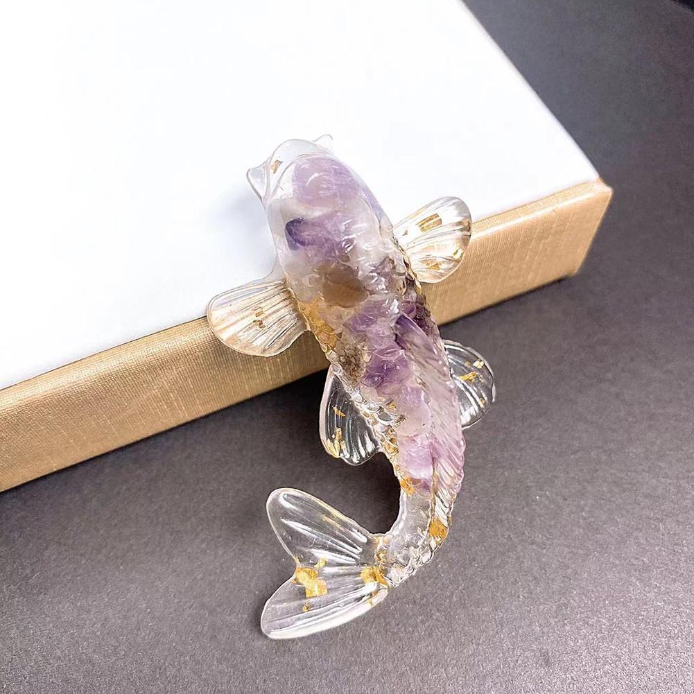 

Стильное искусственное украшение в виде рыбок кои для элегантного домашнего декора и в подарок