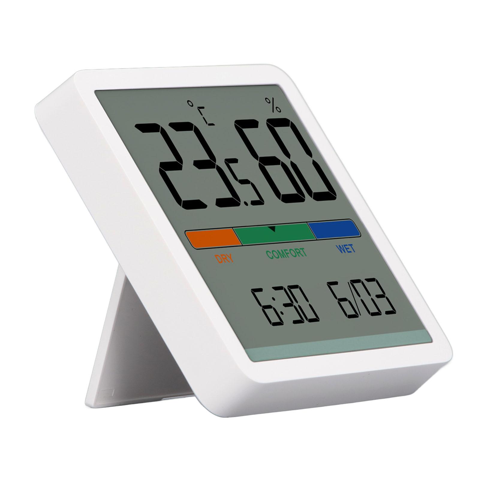 

Монитор температуры и влажности 3 в 1 Тестер температуры Цифровой дисплей Термометр Гигрометр для дома