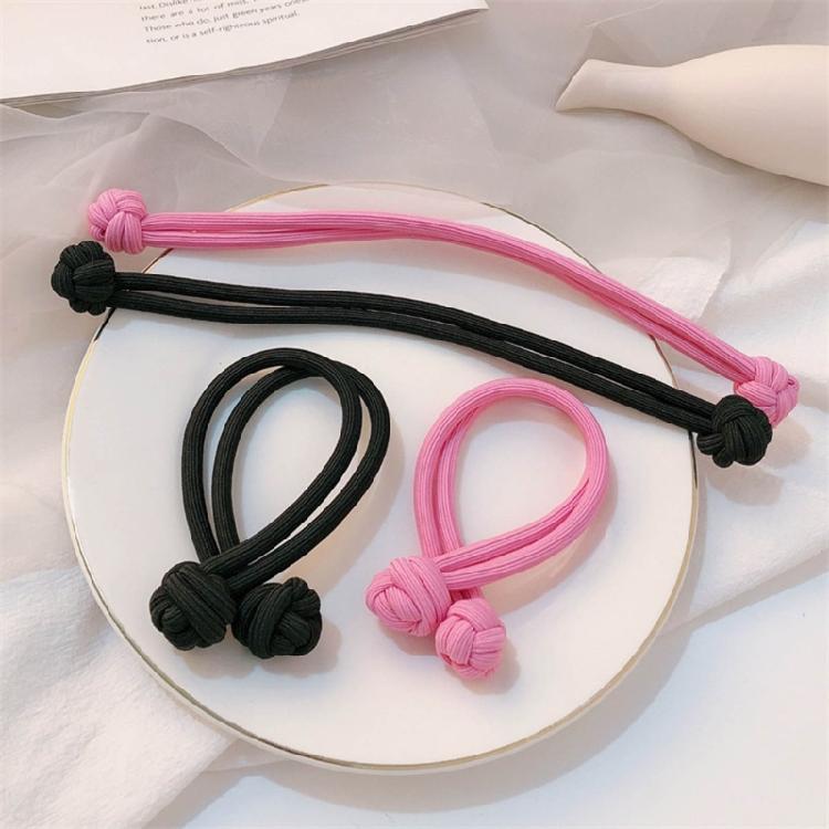 Chinesische Knoten Weiche Elastische Haarbänder Bequeme Accessoires Haargummis Bunte Haarbänder Elastische Haargummis