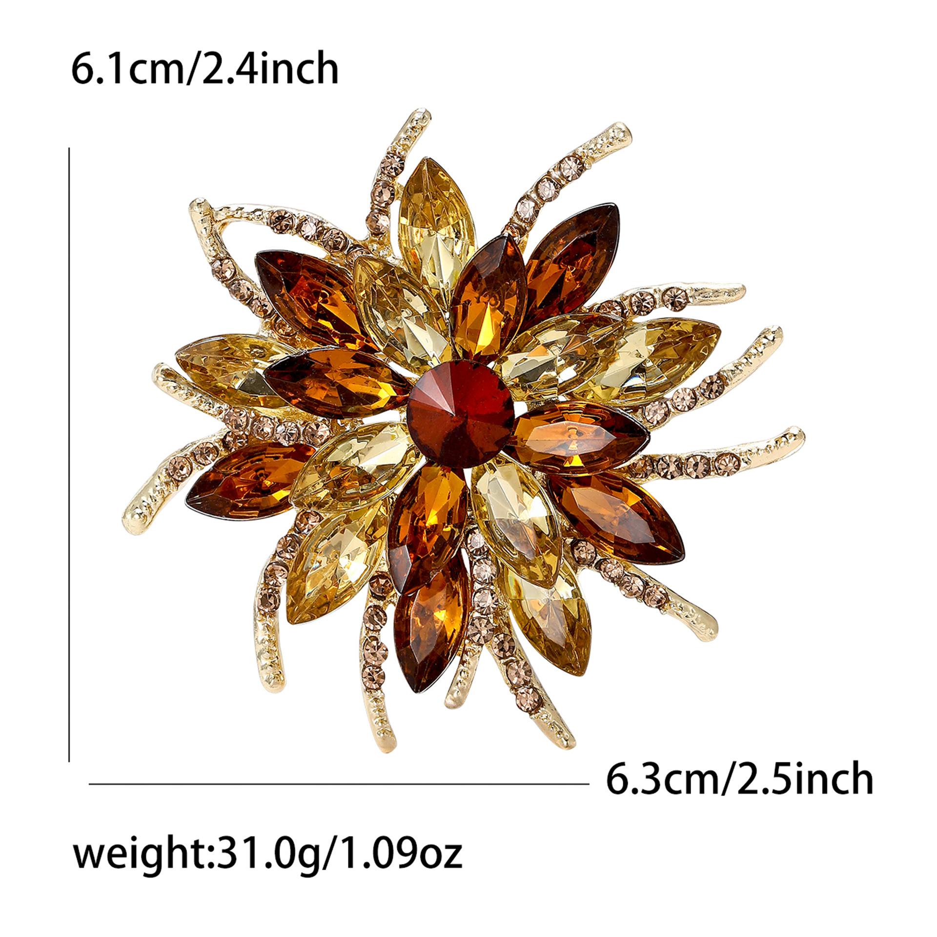 

Брошь-цветок со стразами для женщин, унисекс, булавки, банкетная вечеринка, рюкзак, подарки, ювелирные аксессуары