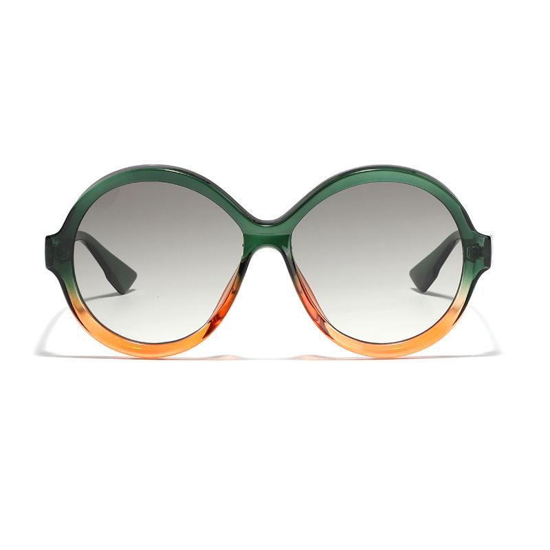 Glasses Big Round Frame Sunglasses Male Trend Personalized Street Shot Sunglasses Female Sweet Cool Glasses