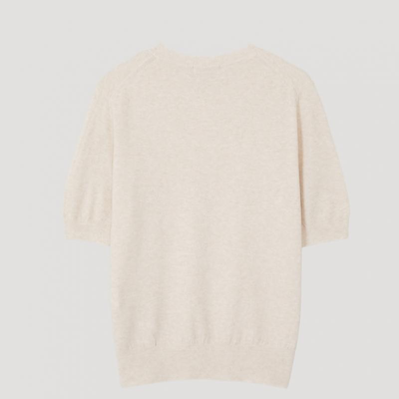  She S miSS  Round Neck Half Sleeve Knit SSkpop12600 Ot