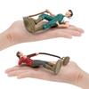 Cross-Border Farm Scene Worker Doll: Female Farmer with Shovel Ornament for Model Landscaping