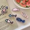 5 stücke Niedliche Kleine Fischgräte Haarnadel Stil Ente Mund Clip Design Sinn Bang Seite Clip Gebrochen Haar Clip Haar Zubehör
