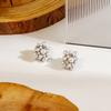 Diamond Ball Magnet Stud Earrings, Simple Temperament, No Ear Piercings, Ear Clips, Fashionable Commuting, Cute Temperament Earrings.